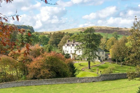 Carphin House set in mature grounds beneath the Fife hills